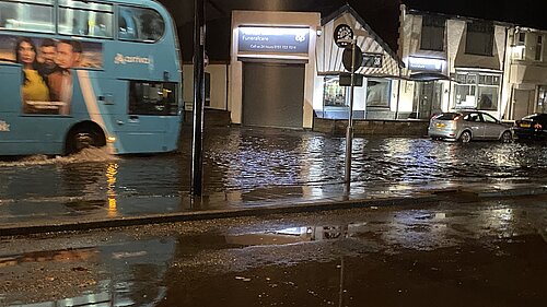 Allerton Road Flooded