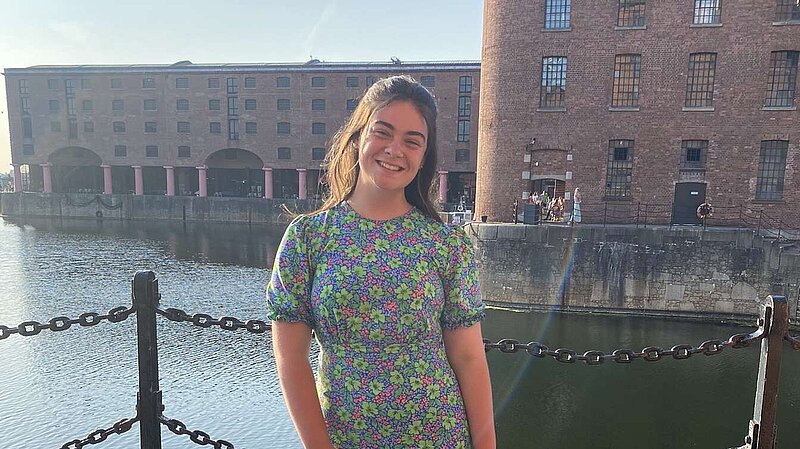 Rebecca Turner at Albert Dock