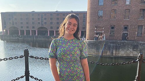 Rebecca Turner at Albert Dock
