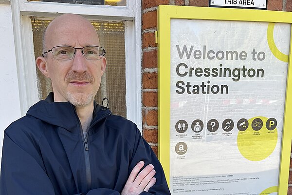 Richard at Cressington Station